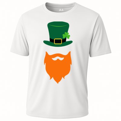 St Patrick's Day Beard Guy Funny Performance Shirt
