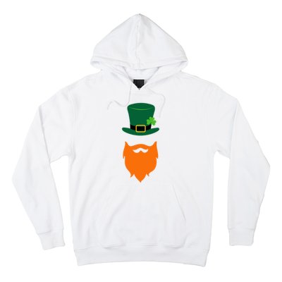 St Patrick's Day Beard Guy Funny Hoodie