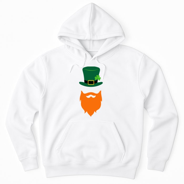 St Patrick's Day Beard Guy Funny Hoodie