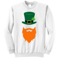 St Patrick's Day Beard Guy Funny Sweatshirt