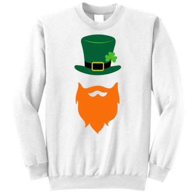 St Patrick's Day Beard Guy Funny Sweatshirt