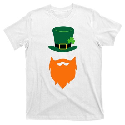 St Patrick's Day Beard Guy Funny T-Shirt