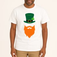 St Patrick's Day Beard Guy Funny Tall T-Shirt