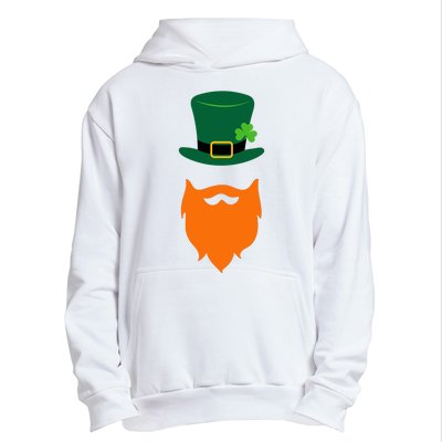 St Patrick's Day Beard Guy Funny Urban Pullover Hoodie