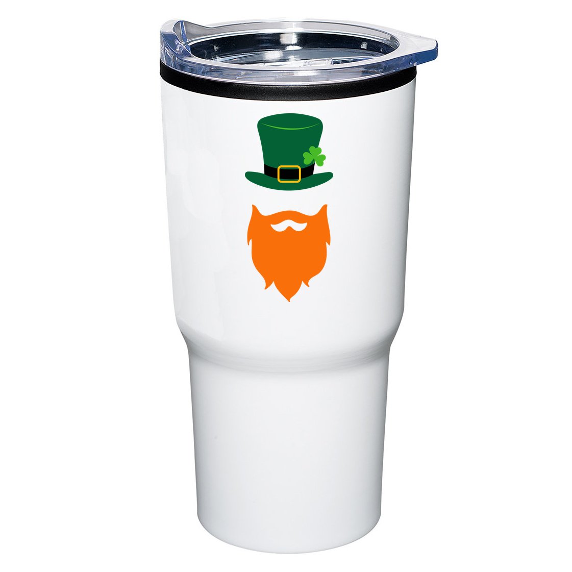 St Patrick's Day Beard Guy Funny Tumbler