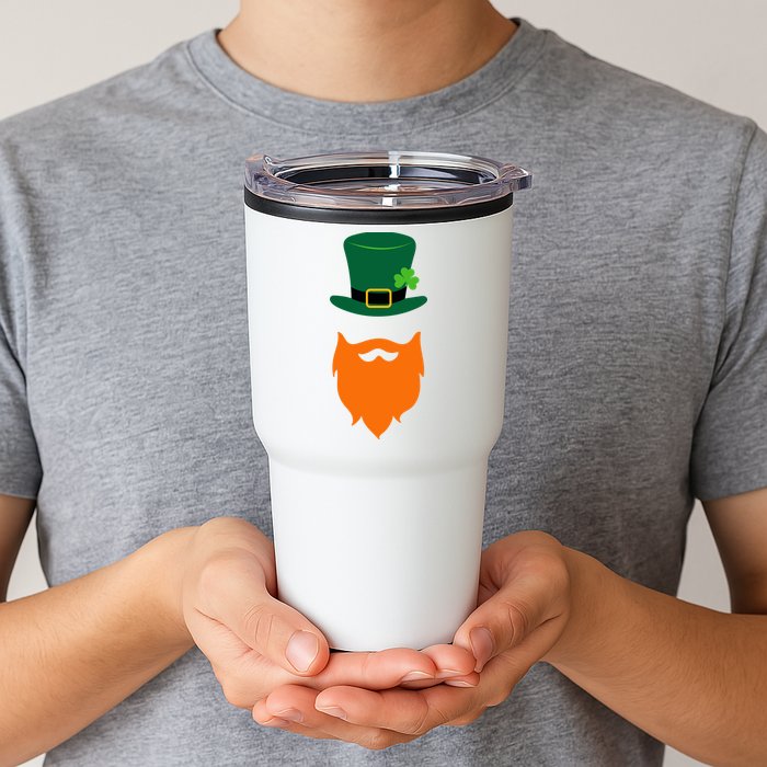 St Patrick's Day Beard Guy Funny Tumbler