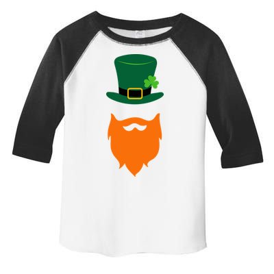 St Patrick's Day Beard Guy Funny Toddler Fine Jersey T-Shirt