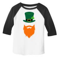 St Patrick's Day Beard Guy Funny Toddler Fine Jersey T-Shirt