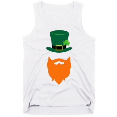 St Patrick's Day Beard Guy Funny Tank Top