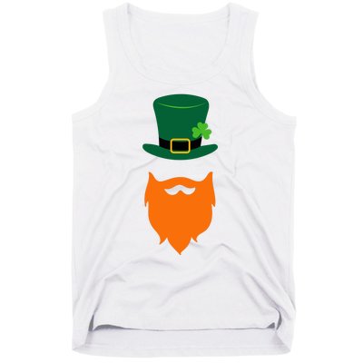 St Patrick's Day Beard Guy Funny Tank Top