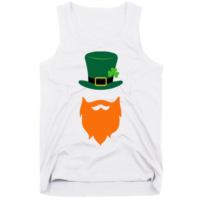 St Patrick's Day Beard Guy Funny Tank Top