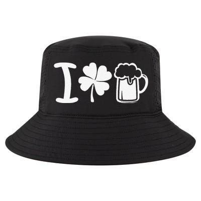 Saint Patrick's Day I Love Beer Funny Cool Comfort Performance Bucket Hat