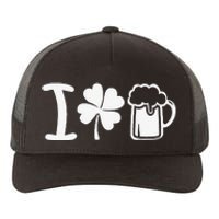 Saint Patrick's Day I Love Beer Funny Yupoong Adult 5-Panel Trucker Hat