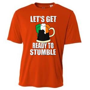 Saint Patrick's Day Tee Lets Get Ready To Stumble Cooling Performance Crew T-Shirt