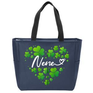 St Patricks Day Nene For Wo Nene Gifts For Grandma Zip Hoodie Zip Tote Bag