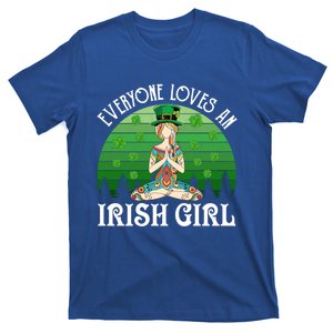 St Patricks Day Everyone Loves An Irish Yoga Gift T-Shirt