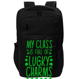 St Patrick's Day My Class Is Full Of Little Lucky Cool Gift Impact Tech Backpack