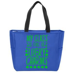 St Patrick's Day My Class Is Full Of Little Lucky Cool Gift Zip Tote Bag