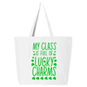 St Patrick's Day My Class Is Full Of Little Lucky Cool Gift 25L Jumbo Tote