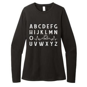 St Patricks Day Nurse PQRST Alphabet Funny Nurses Womens CVC Long Sleeve Shirt