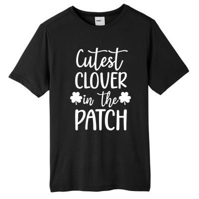 St Patricks Day Cutest Clover In The Patch Gift Tall Fusion ChromaSoft Performance T-Shirt