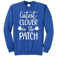 St Patricks Day Cutest Clover In The Patch Gift Sweatshirt