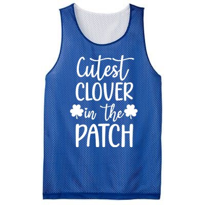 St Patricks Day Cutest Clover In The Patch Gift Mesh Reversible Basketball Jersey Tank