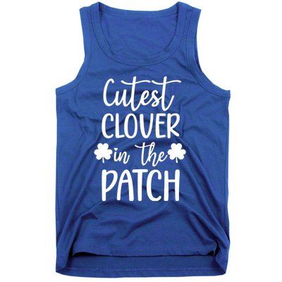 St Patricks Day Cutest Clover In The Patch Gift Tank Top