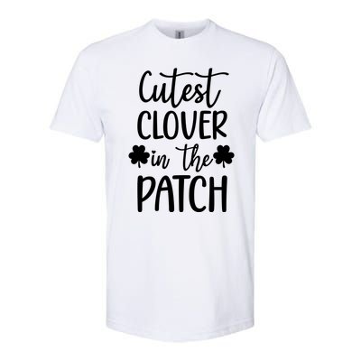 St Patricks Day Cutest Clover In The Patch Gift Softstyle CVC T-Shirt