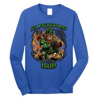 St Patrick's Day Idaho Irish American Heritage Firefighter Great Gift Long Sleeve Shirt