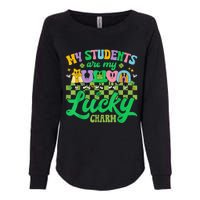 St Patricks Day Teacher Shirt My Students Are My Lucky Charm Womens California Wash Sweatshirt