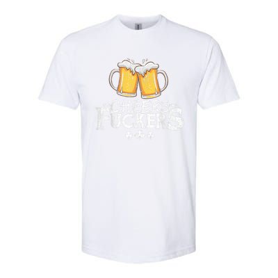 St Patricks Day Cheers Fuckers Funny Drinking Softstyle CVC T-Shirt