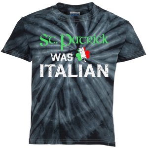 St Patrick's Day Pajama St Patricks Was Italian Saint Kids Tie-Dye T-Shirt