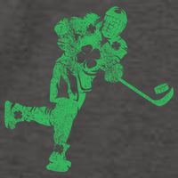 St Patricks Day Hockey Irish Boy Saint PaddyS Shamrock Vector Backpack