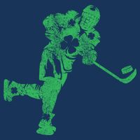 St Patricks Day Hockey Irish Boy Saint PaddyS Shamrock Cooling Performance Crew T-Shirt