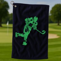 St Patricks Day Hockey Irish Boy Saint PaddyS Shamrock Golf Towel
