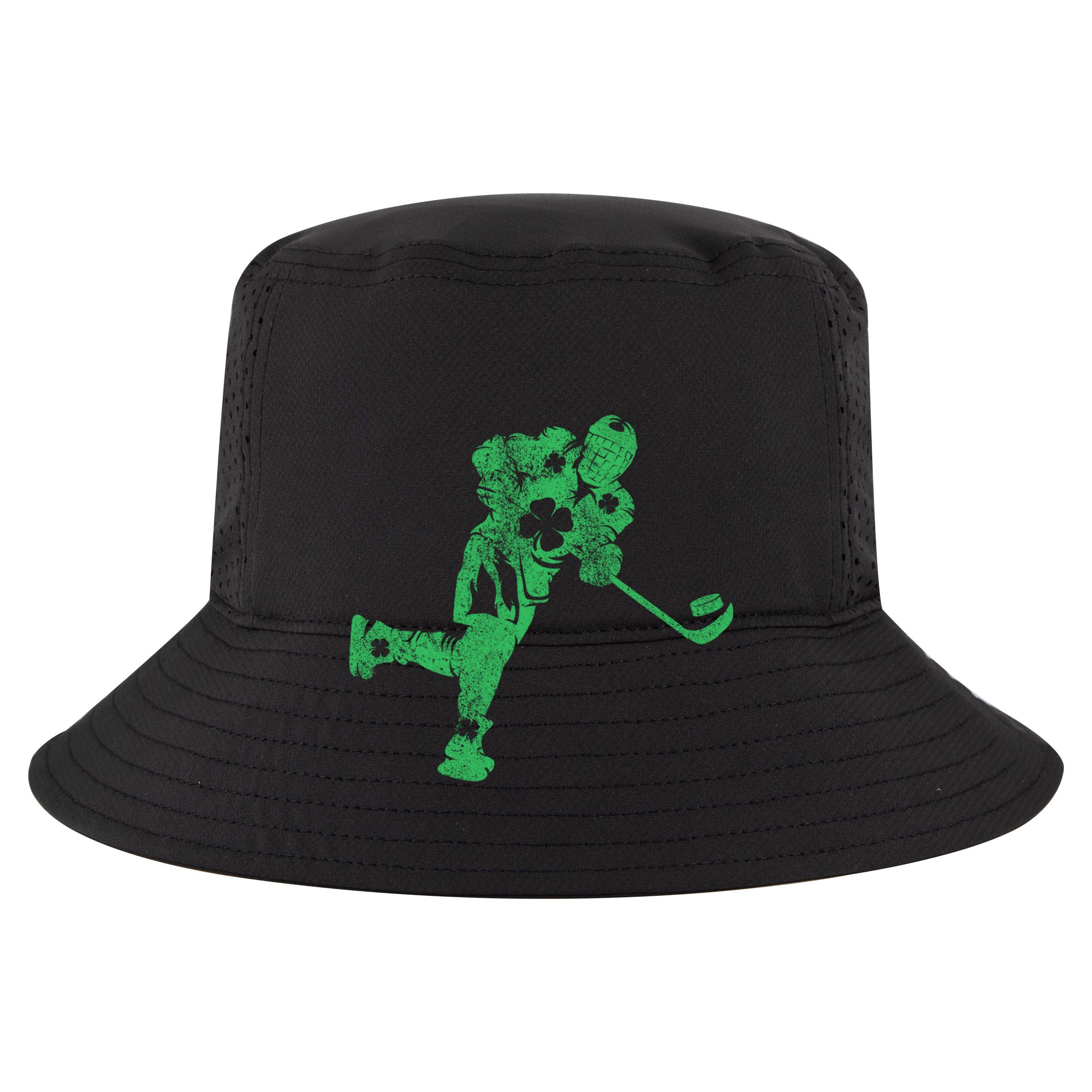 St Patricks Day Hockey Irish Boy Saint PaddyS Shamrock Golf Towel