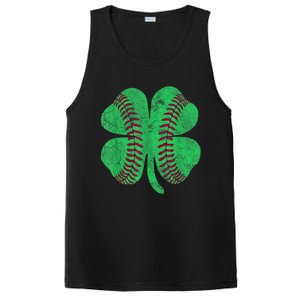 St Patricks Day Shamrock Baseball Saint Paddy's Kids Boys PosiCharge Competitor Tank