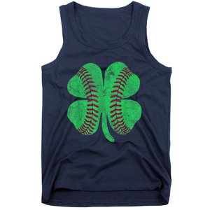 St Patricks Day Shamrock Baseball Saint Paddy's Kids Boys Tank Top