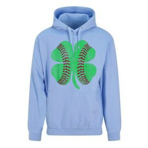 St Patricks Day Shamrock Baseball Saint Paddy's Kids Boys Unisex Surf Hoodie