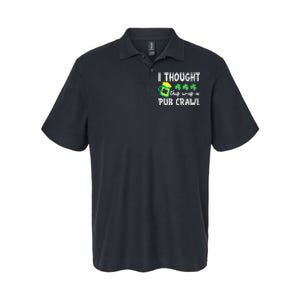 St Patricks Day Funny 5k I Thought This Was A Pub Crawl Gift Softstyle Adult Sport Polo