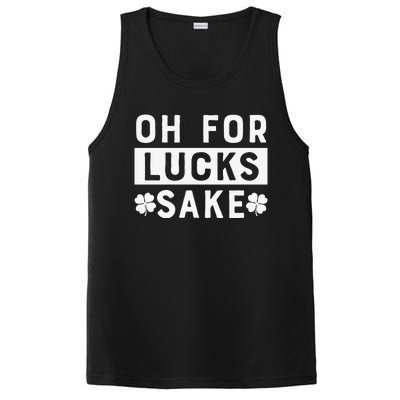 St Patricks Day Oh For Lucks Sake PosiCharge Competitor Tank