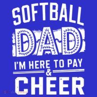 Softball Player Daddy Humor Design Funny Softball Dad Meaningful Gift Premium T-Shirt