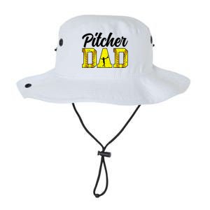 Softball Pitcher Dad Of A Softball Pitcher Father Funny Gift Legacy Cool Fit Booney Bucket Hat