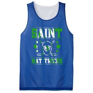 St Patrick`s Day Irish Saint Hat Tricks Lucky Hockey Green Gift Mesh Reversible Basketball Jersey Tank