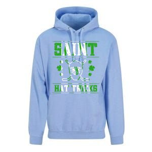 St Patrick`s Day Irish Saint Hat Tricks Lucky Hockey Green Gift Unisex Surf Hoodie