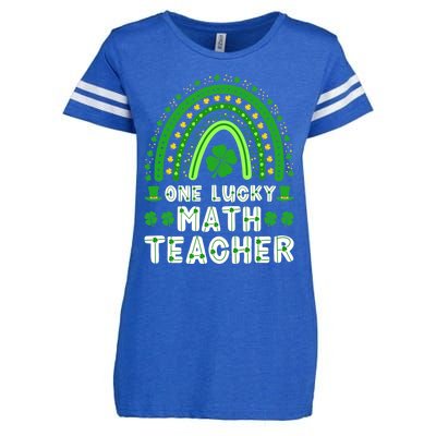 St. Patrick's Day One Lucky Match Teacher Ireland Premium Enza Ladies Jersey Football T-Shirt