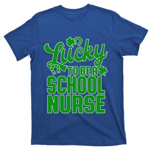 St Patrick's Day School Nurse Design Gift T-Shirt