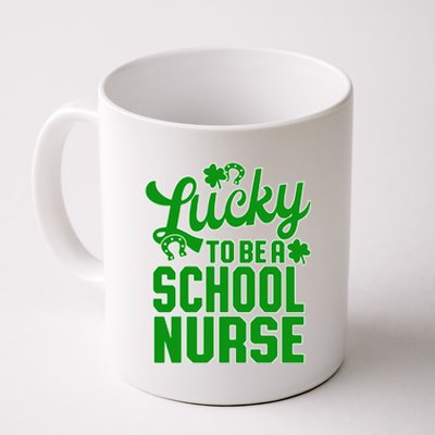 St Patrick's Day School Nurse Design Gift Coffee Mug