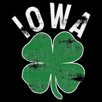 St Patrick's Day Shamrock Iowa Irish Saint Paddy's Gift 16 in Basic Backpack